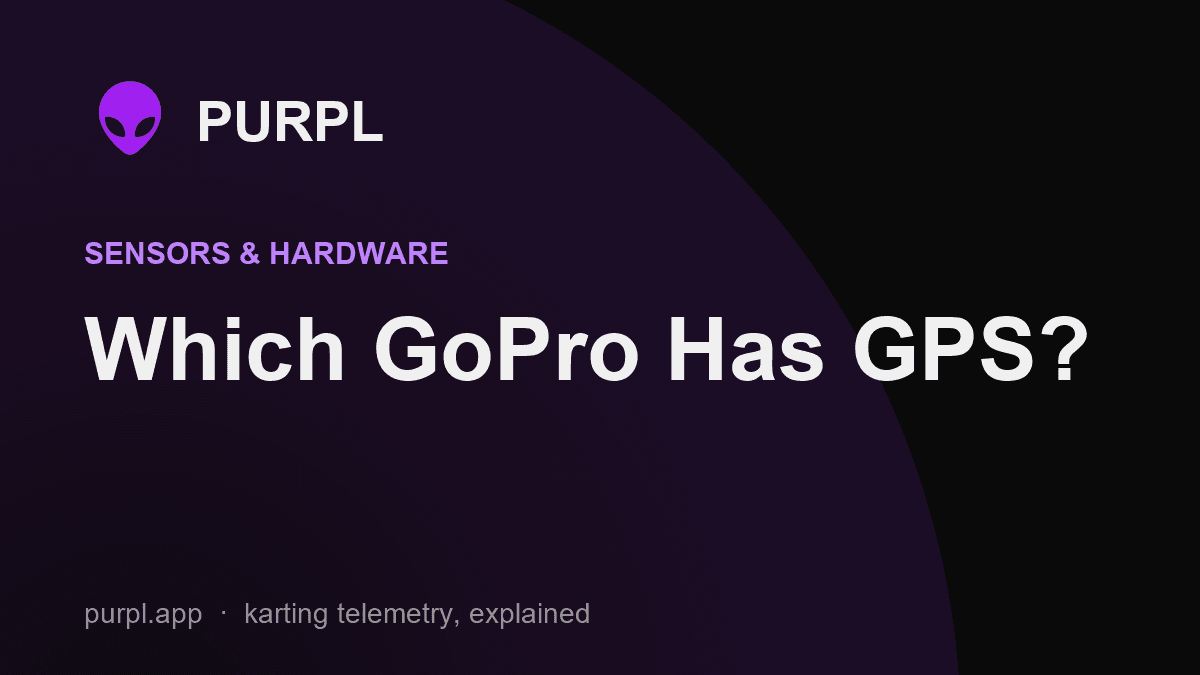 Which GoPro has GPS guide cover, purple alien on black