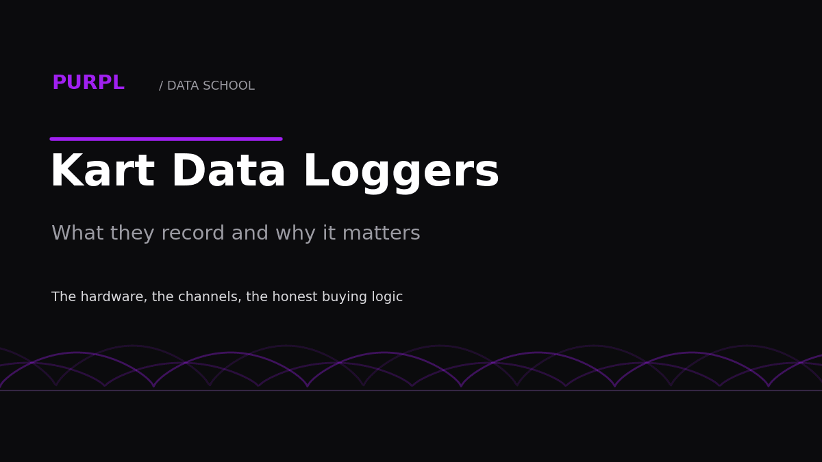 Kart data loggers explained guide cover graphic