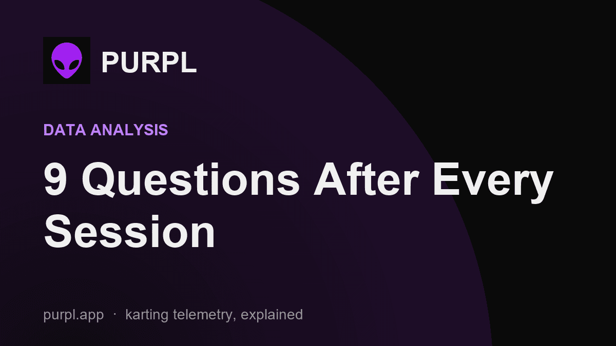 9 Questions After Every Session cover — purple-on-black PURPL title card